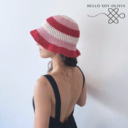 Patrón a Crochet Bucket Hat Margarita