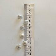 Botón Botón Perla Cuadrado 5 Unidades