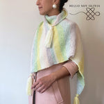 Patrón 2 Agujas Shawl Acuarela