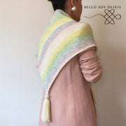 Patrón 2 Agujas Shawl Acuarela