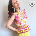 Tutorial a Crochet Top Arlequín