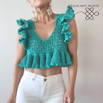 Tutorial a Crochet Top Arlequín