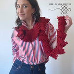 Patrón a Crochet Bufanda Áurea