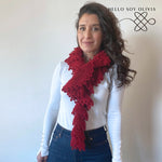 Patrón a Crochet Bufanda Áurea