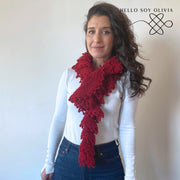Patrón a Crochet Bufanda Áurea
