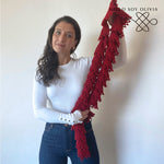 Patrón a Crochet Bufanda Áurea