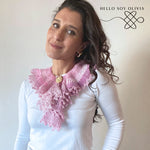 Patrón a Crochet Bufanda Áurea