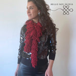 Patrón a Crochet Bufanda Áurea