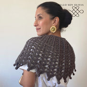 Patrón a Crochet Capelet N°47
