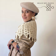 Patrón a Crochet Capelet N°47