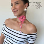 Video Tutorial a Crochet Choker Orquidea
