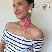 Video Tutorial a Crochet Choker Orquidea