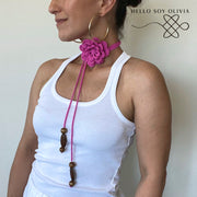Video Tutorial a Crochet Choker Orquidea