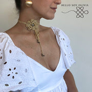 Video Tutorial a Crochet Choker Orquidea