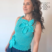 Tutorial a Crochet Flor Tropical