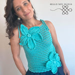 Tutorial a Crochet Flor Tropical