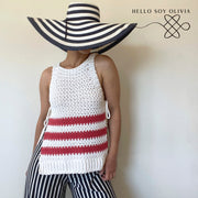 Tutorial a Crochet Top Marine