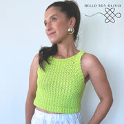 Tutorial a Crochet Top Marine