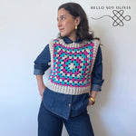 Patrón a Crochet Pixel Vest