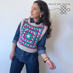 Patrón a Crochet Pixel Vest