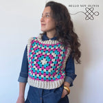 Patrón a Crochet Pixel Vest