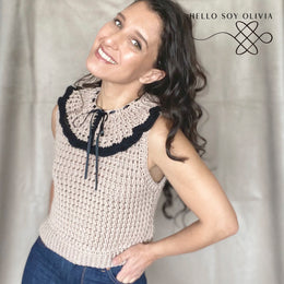 Tutorial a Crochet Sweater Vest Poppet