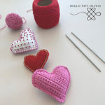 Patrón a Crochet Corazón Valentín