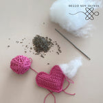 Patrón a Crochet Corazón Valentín