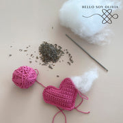 Patrón a Crochet Corazón Valentín