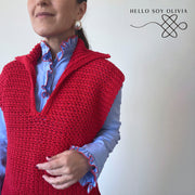 Crochet Tutorial Marine Sweater Vest