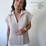 Crochet Tutorial Marine Sweater Vest